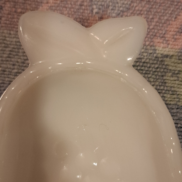 VINTAGE Hazel Atlas  pear shaped serving dish. - Picture 4 of 4